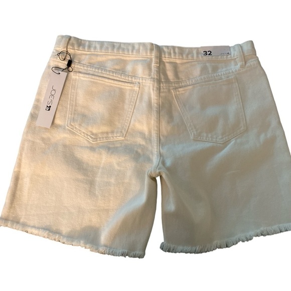 JOE’S JEANS shorts, size 32, white with raw hem. New, never worn. Coastal vibe - Picture 2 of 7